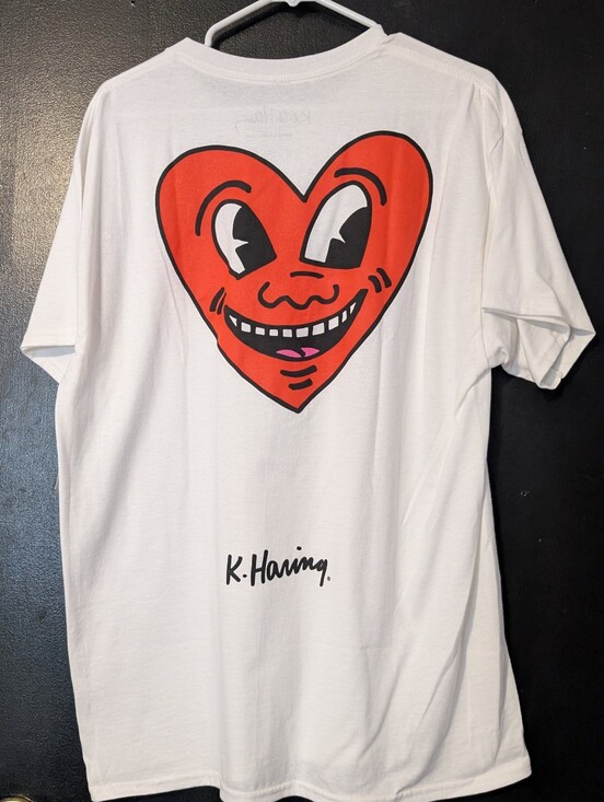 Ripple Junction Other - Kieth Haring Tee Shirt Keith Haring Smiling Heart Men NEW